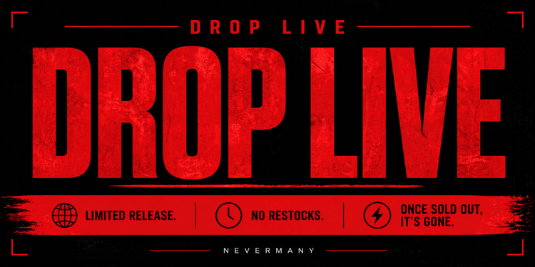 DROP LIVE | Nevermany Limited Release Streetwear - Nevermany